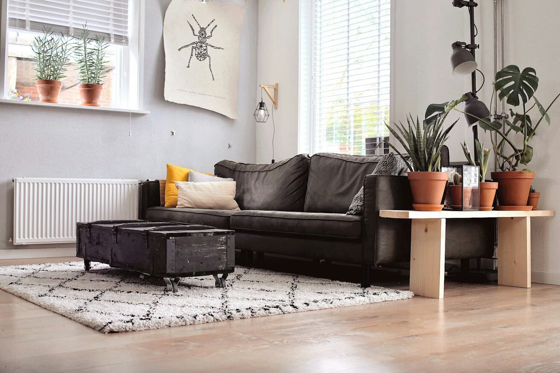 The same living room reimagined by Renovation AI in five different styles.