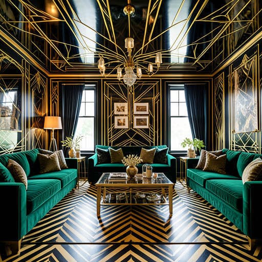 Art Deco interior design example