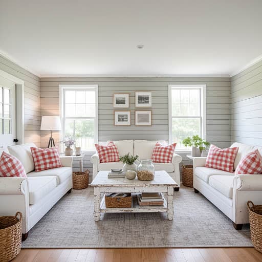 Farmhouse interior design example