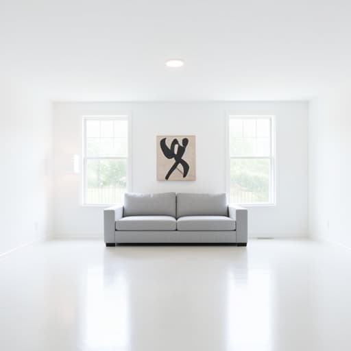 Minimalist interior design example